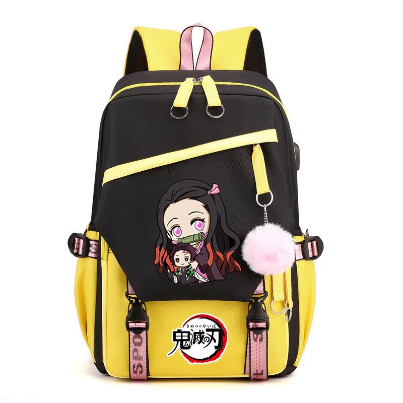 Ghost Annihilation Blade Peripheral Trend Backpack Large Capacity Waterproof Student Versatile School Bag