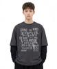VANNWORKS Layered Balance Long Sleeve (Vvll0227) Charcoal/Black