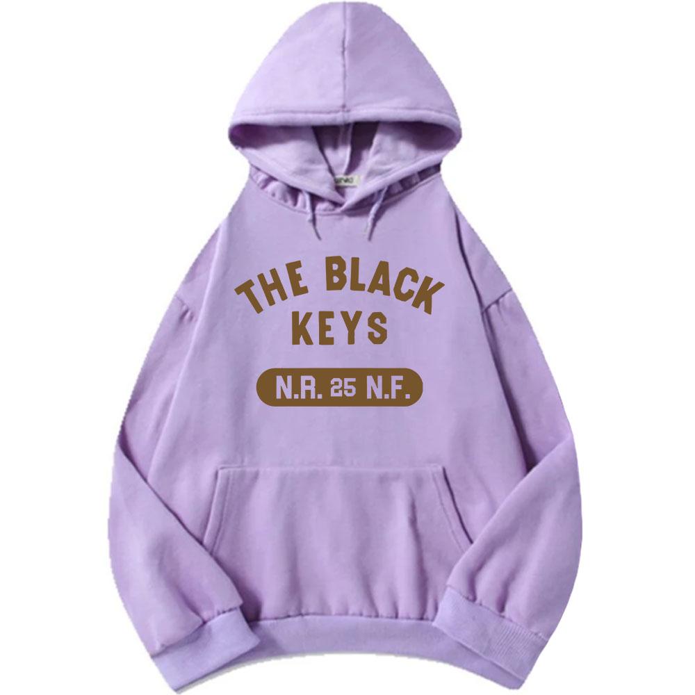 The Black Keys NRNF Sweats à capuche Manches longues Polaire Sweat à capuche pour homme Décontracté Unisexe Streetwear Lourd Mental Mode Pull