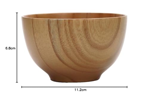 Osaka Choseido Wooden Miso Soup Bowl, Yamanaka Lacquer, 11.2cm Diameter, 420ml Capacity, Large