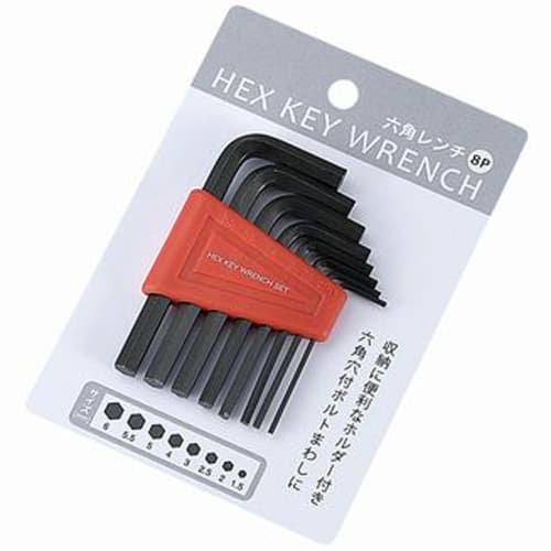 Eko Kinzoku 8-Piece Hex Wrench, 0547-039