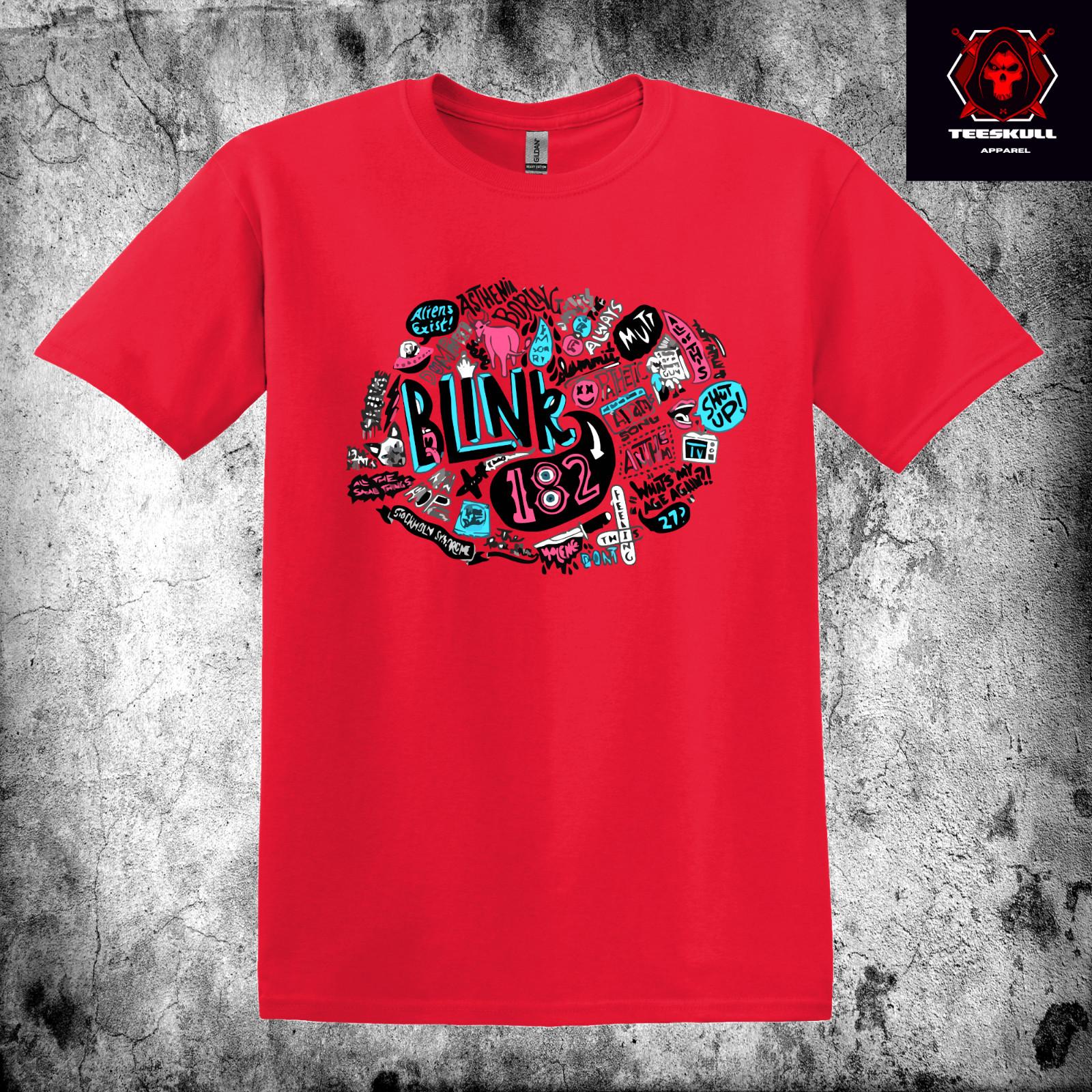 26 Blink 182 Punk Rock Band Retro Tee Heavy Cotton Unisex T-SHIRT S-3XL Unisex T-Shirt M