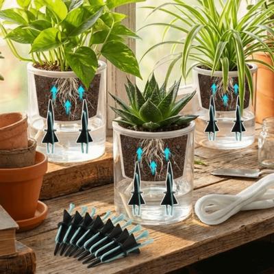 Adjustable Self-Watering Spikes Water-Absorbing Slow-Release Automatic Watering Stakes Planting Tool Plastic Plant Ground Nails
