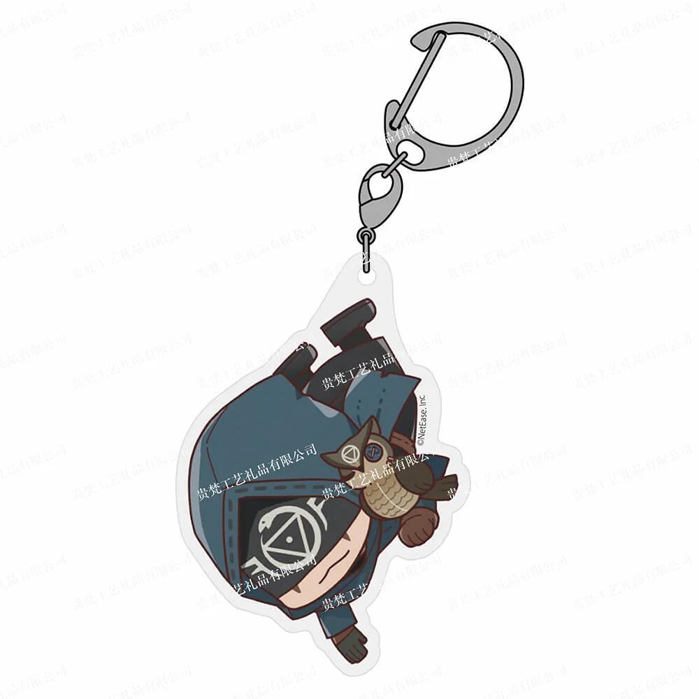 Identity V Anime Character Model Acrylic Keychains Woman Cute Cartoon Bag Pendant Decoration Key Chain Fans Christmas Gifts
