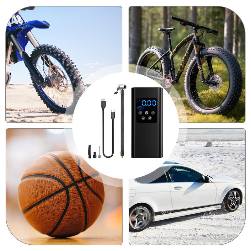 Car Tire Inflator Pump Cordless Inflation For Cars Tires Portable Inflation Pump For Cars Tires Fast Inflation Pump For Car