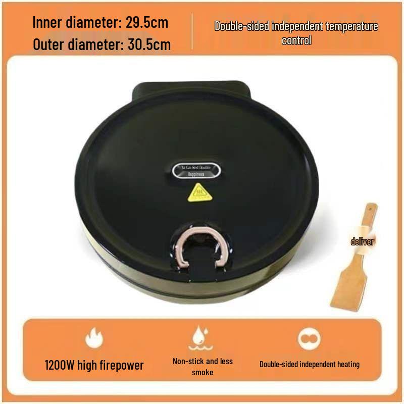 Non-Stick Electric Pancake & Crepe Maker with Double-Sided Heating for Breakfast