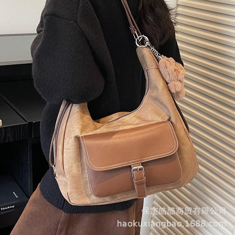 Large capacity bag women's 2025 new backpack, premium texture travel shoulder bag, commuter tote bag