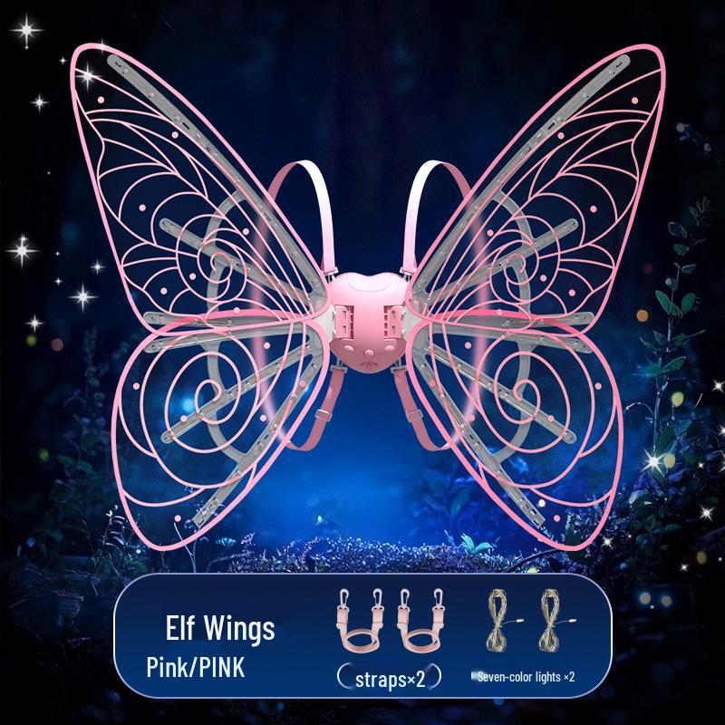 Electric Devil Butterfly Wings: New Elf Fairy Wings with Light and Music