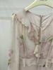 UONE2026 Early Spring Floral Holiday Ruffle Dress - Southern France Inspired, Gentle Style for Women