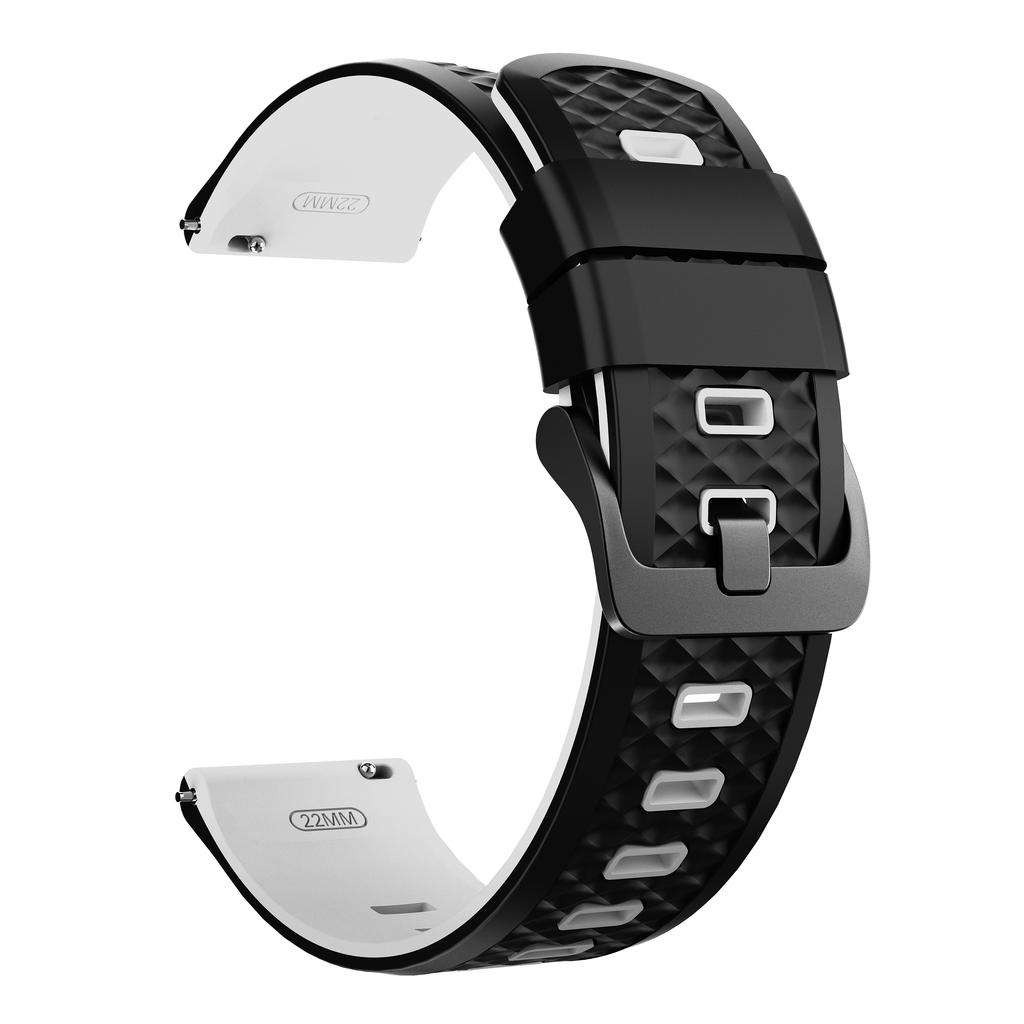 22mm Uhrenarmband für Samsung Galaxy Watch 3 45mm/Gear S3 Classic Silikonband Ersatzarmband für HUAWEI Armband Correa