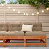 Garden Center Sofa Solid Pine Wood Wax Brown