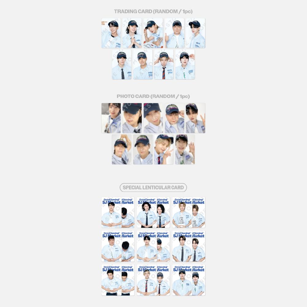 Pre-order SUPER JUNIOR Grand Opening! SJ Market Random Trading Card