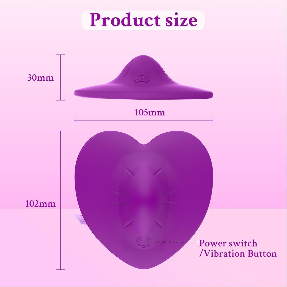Sitzkissenvibrator App-Fernbedienung 10 Modi Vibrierender Klitorismassager Butt Plug Stimulator Masturbator Sexspielzeug für Frauen