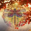 10 Inch Hanging Wind Spinner with 360 Degree Hook for Balcony Garden Decor Spring Summer Outdoor Decoration