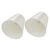 2PCS Modern Fabric Lampshade Clip On Wall Lamp Chandelier Lamp Shade for E14 Screw Table LightPT11 Beige