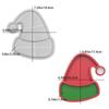 DIY Xmas Plate Ornament Mold Multi-purpose Epoxy Resin Plaster Wax Mold  Beginner Friendly