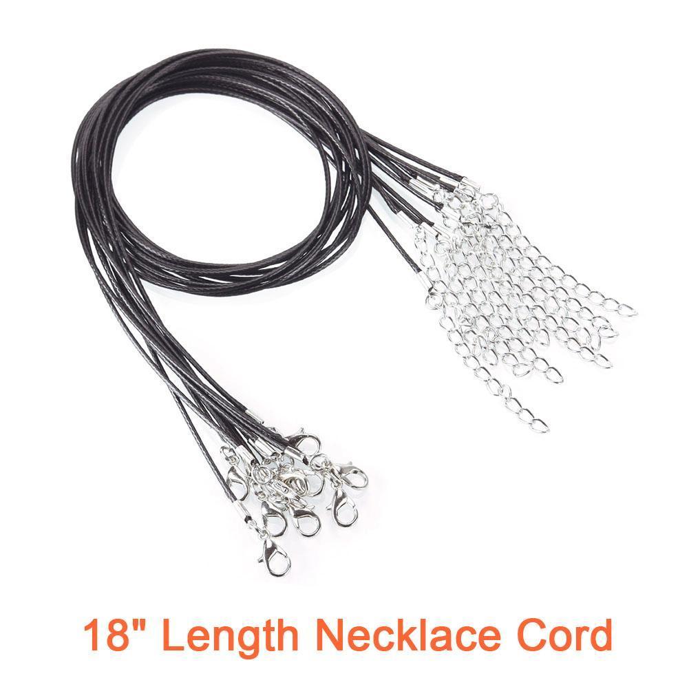 50pcs 1.5mm×18" PU Wax Pendant Necklace Chain Cord DIY Jewelry Making Supplies 50pcs 1.5mm×18" PU Wax Pendant Necklace Chain Cord DIY Jewelry Making Supplies