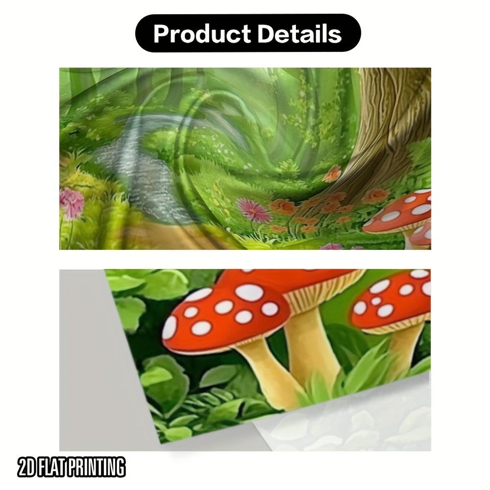 2D Plane 1 Piece of Magical Forest Path Fairyland Background Fabric Suitable for Courtyard - Fantasy Woodland Background