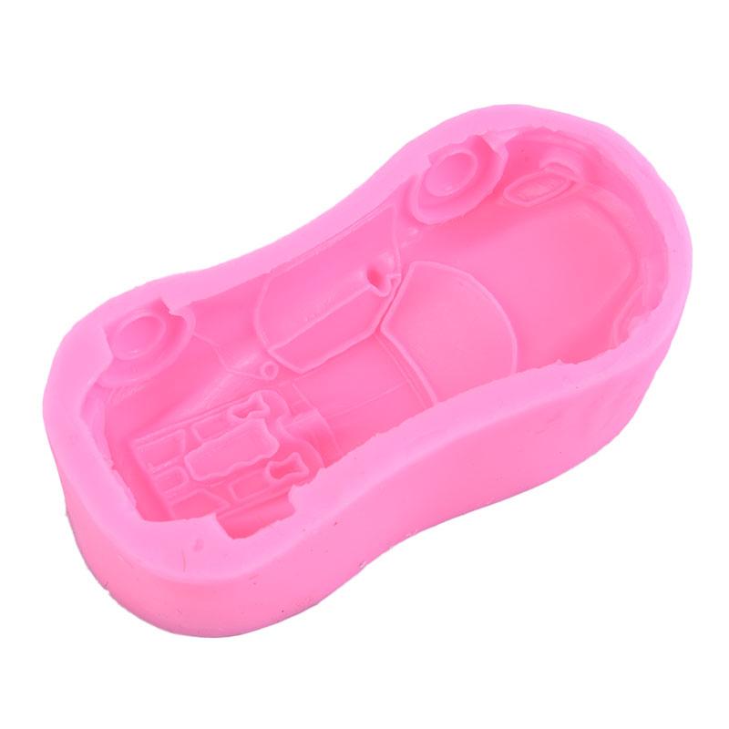 3D Sports Car Silikonowa forma do ciasta kremówki Jelly Chocolate Decoration Narzędzie do pieczenia