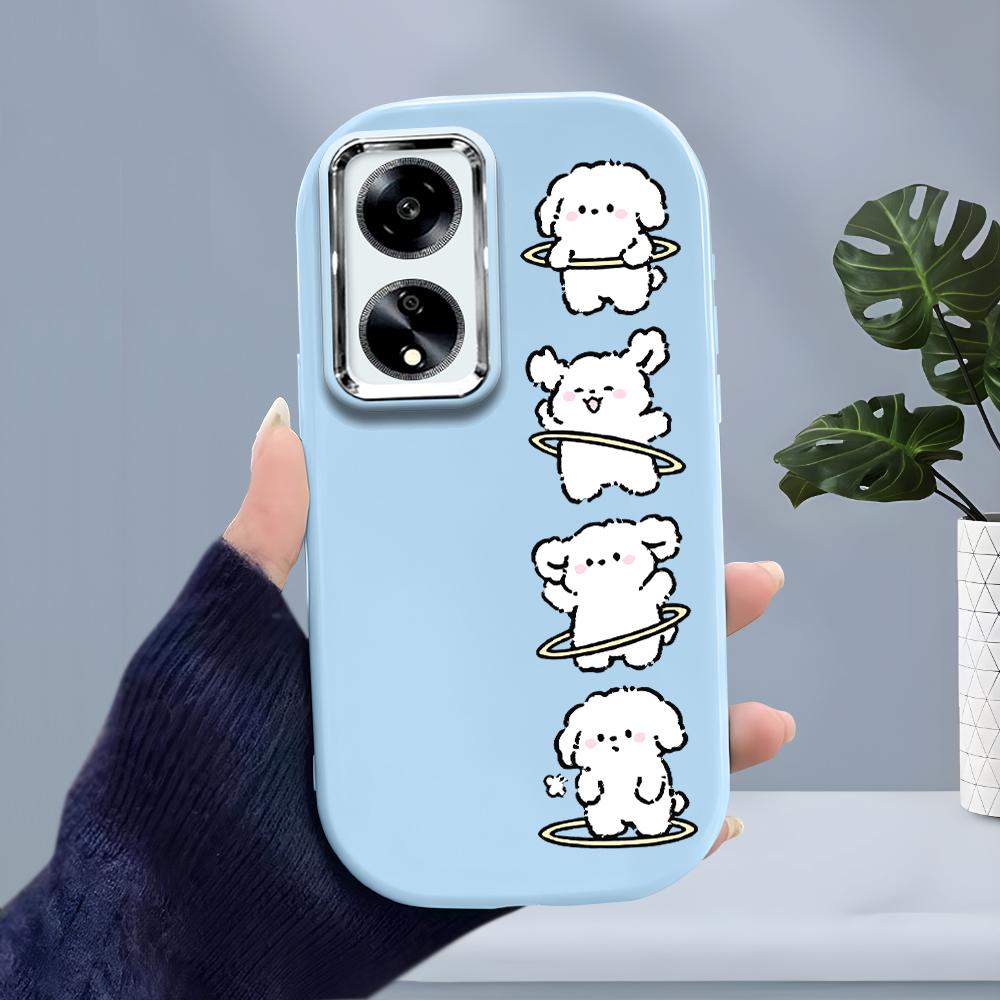 Solid Color Silver Edge Lens Soft Liquid Silicone Shockproof Phone Case for iPhone Samsung Huawei Honor Xiaomi Redmi OPPO Realme Vivo Infinix Tecno