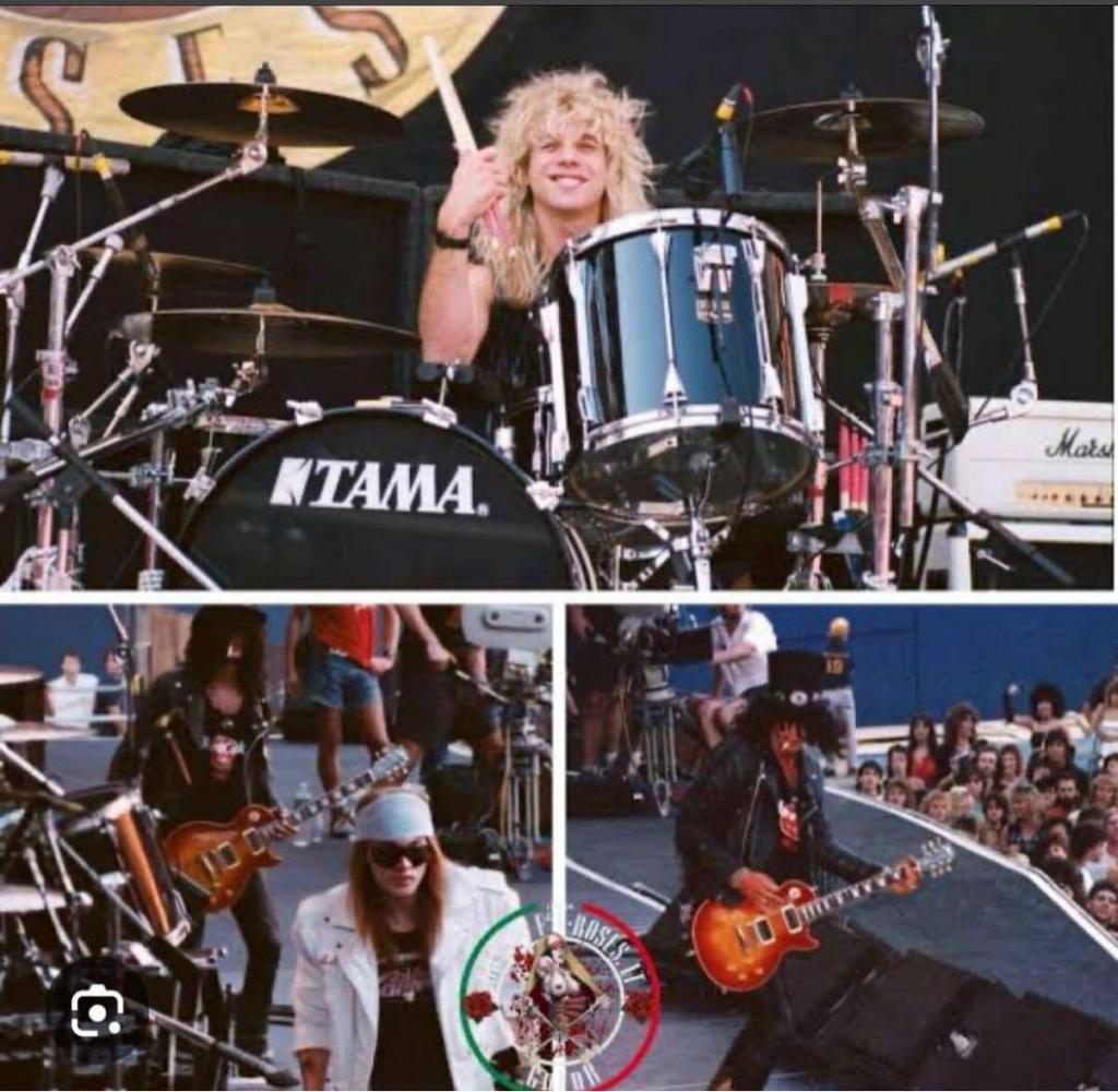 [USED] Vintage Guns N Roses 89 T-shirt featuring Kimutaku and Tsuyoshi Noguchi