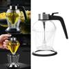 Simple Glass Oil Jugs Glass Oil Vessel Diamond Shaped Essential Tool Practical