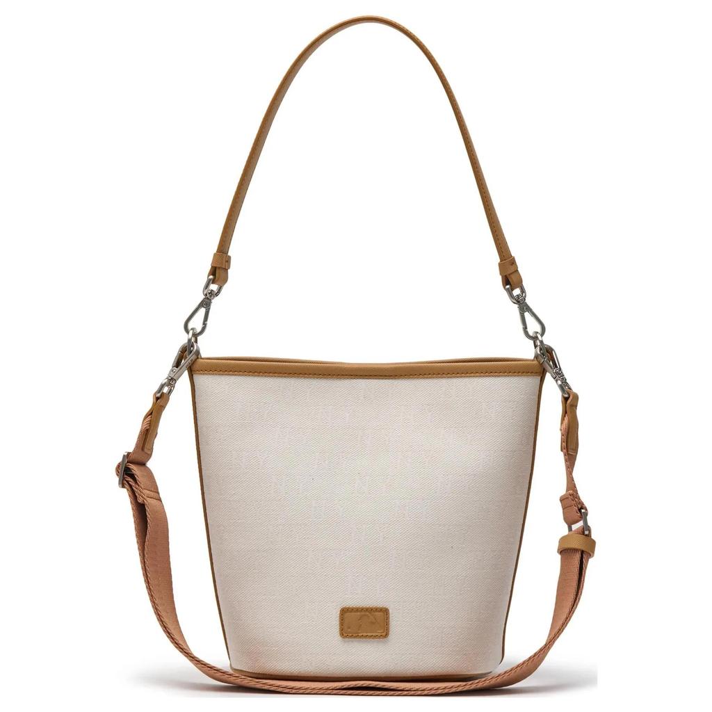 MLB Cotton Bucket Bag , Shoulder Bag , Crossbody Bag , Handbag Medium Unisex Dark Cream (Unisex) Shoulder Bags 3ABML024L 50CRD