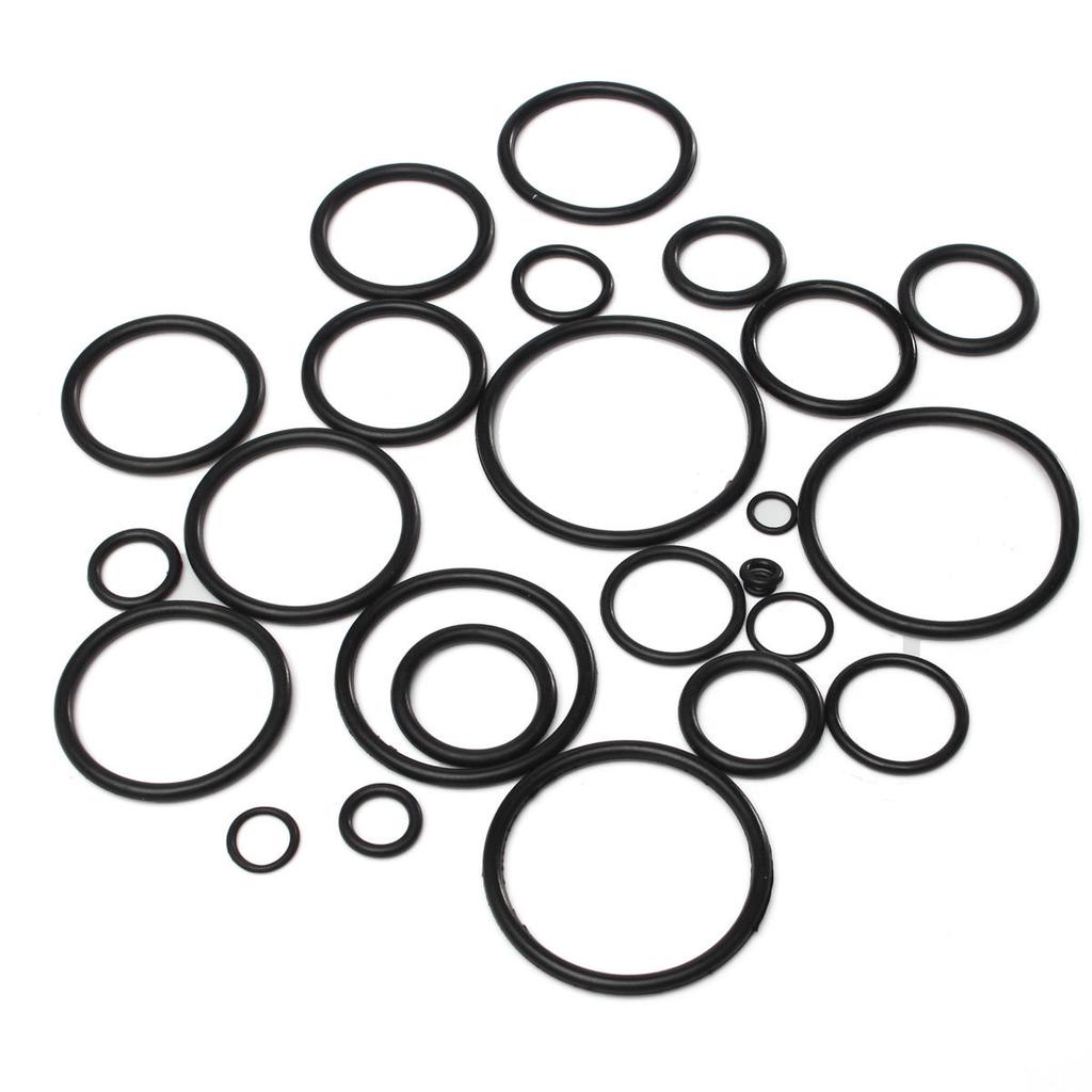 419Pcs Assorted O Ring Rubber Seal Assortment Set Kit Garage Plumbing with Case for General Plumbers LS