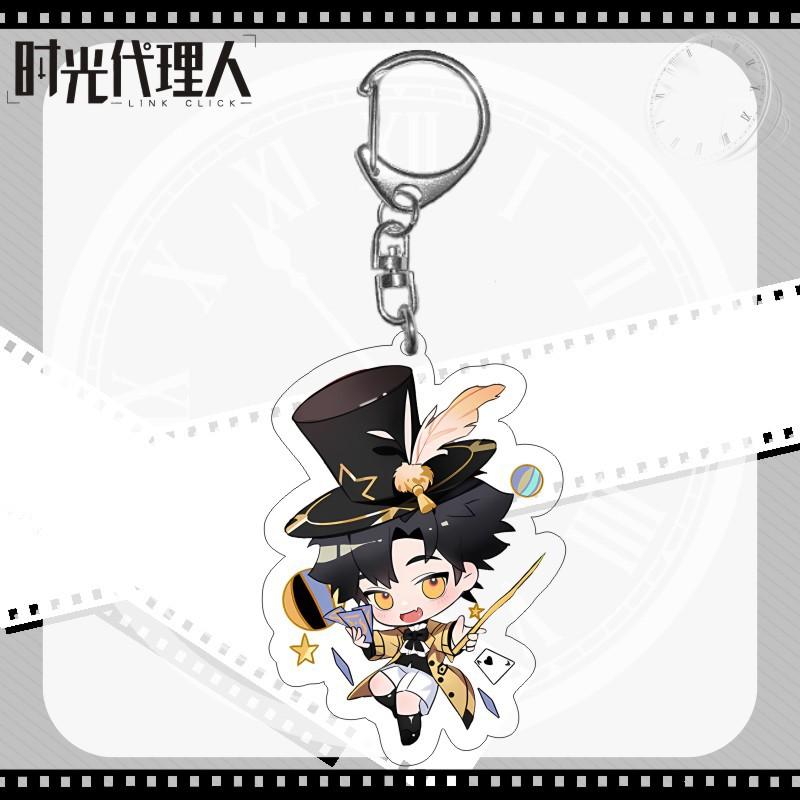 6CM Anime Link Click Shiguang Daili Ren Cosplay Schlüsselanhänger Cheng Xiaoshi Lu Guang Acryl Figur Anhänger Schlüsselanhänger Geschenk für Fans