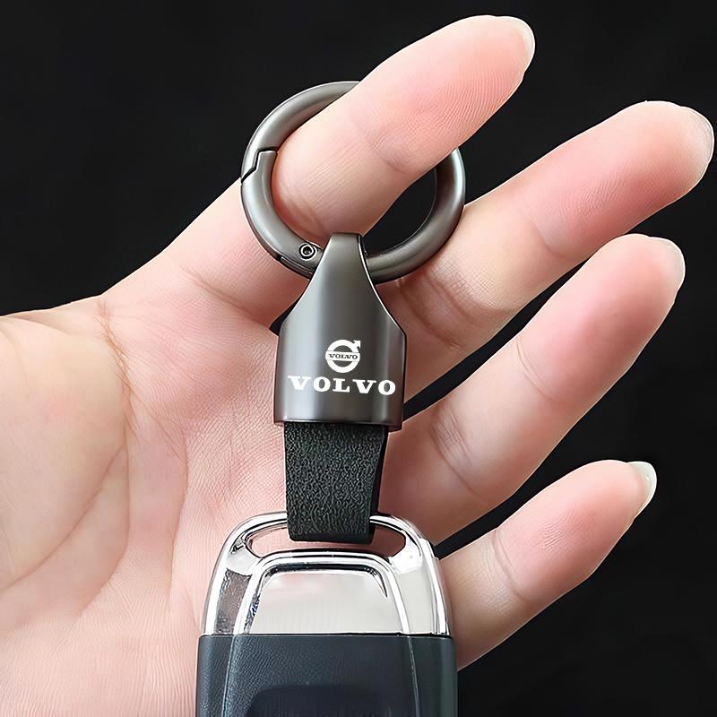 Laser Car Badge Keychain Car Logo Keyring Accessories For Volvo Xc60 Xc90 V40 V60 S60 V50 V90 S80 C40 XC40 V70 XC70 C30 C70 EX90