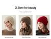 Women's 100% Pure Cashmere Knitted Hat – Fashionable, Versatile, and Warm