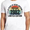 40 Years Of Being Awesome Limited Edition 1982 Birthday Cool Gift T Shirt M805
