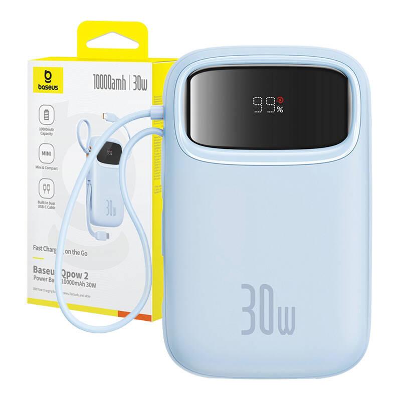 Powerbank Baseus Qpow 2 10000Mah 30W 2Xusb-C (Niebieski)