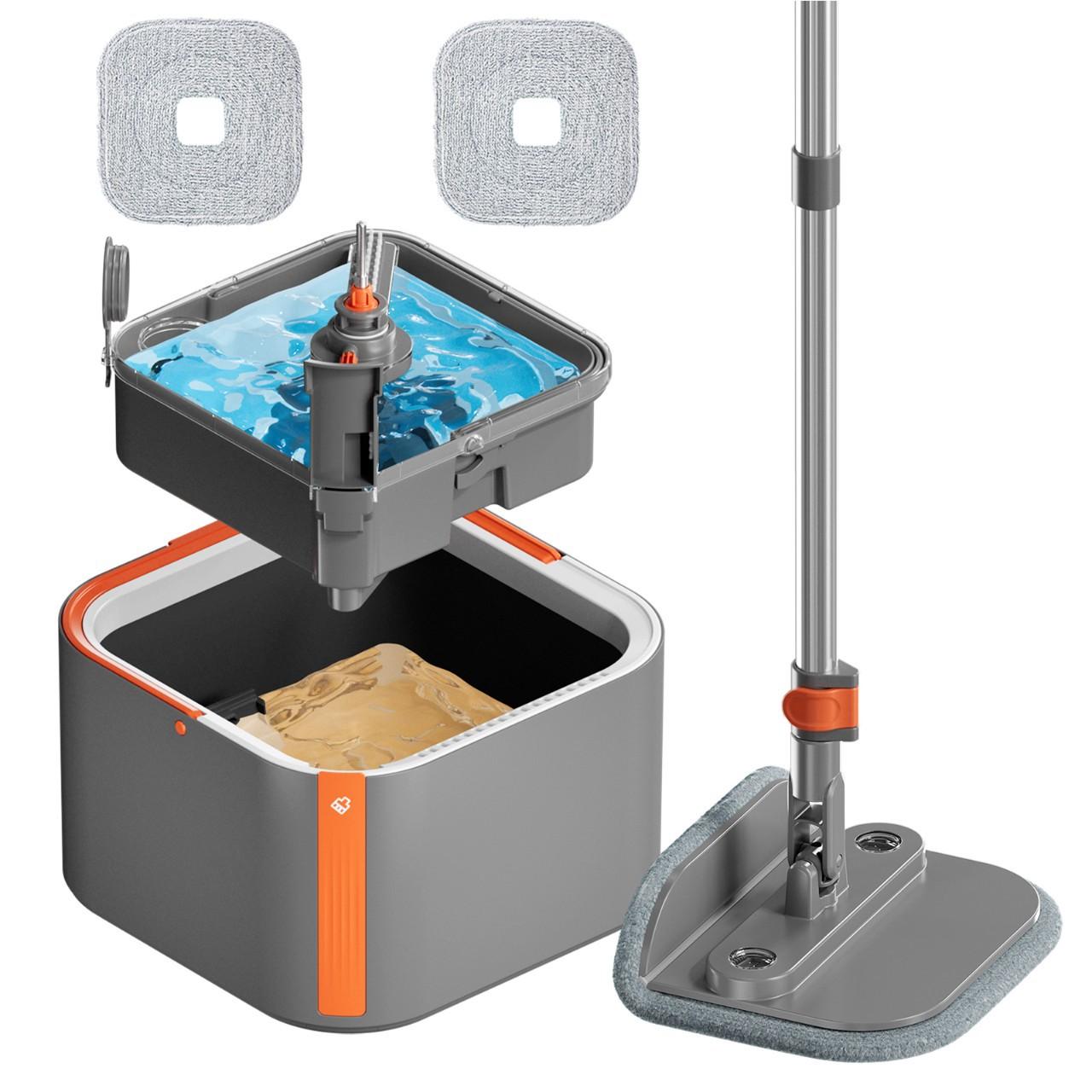 New mop, hand-free cleaning and dirt separation, household lazy rotating mop, one mop