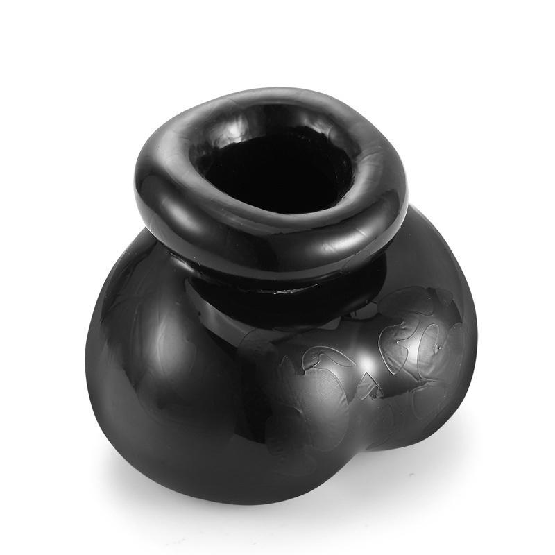 Mužský zpožďovací kroužek Scrotum Rukáv Natahovač míčů Scrotal Bundles Sexuální hračky Masturtor Delay Ring