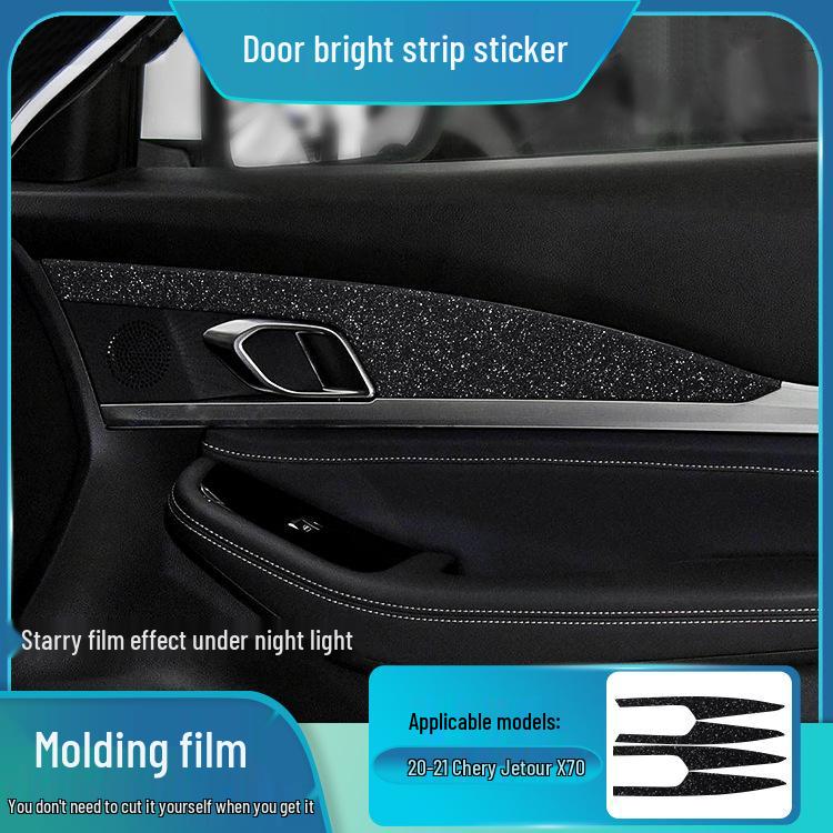 Starry Sky Film for Jetour X70 Interior and Center Console Frosted Film Sticker Replacement