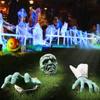 Skeleton Outdoor Decorations Halloween Graveyard Decorations 3 Pieces Realistic Decor For Haunted House Garden Front Door Fence