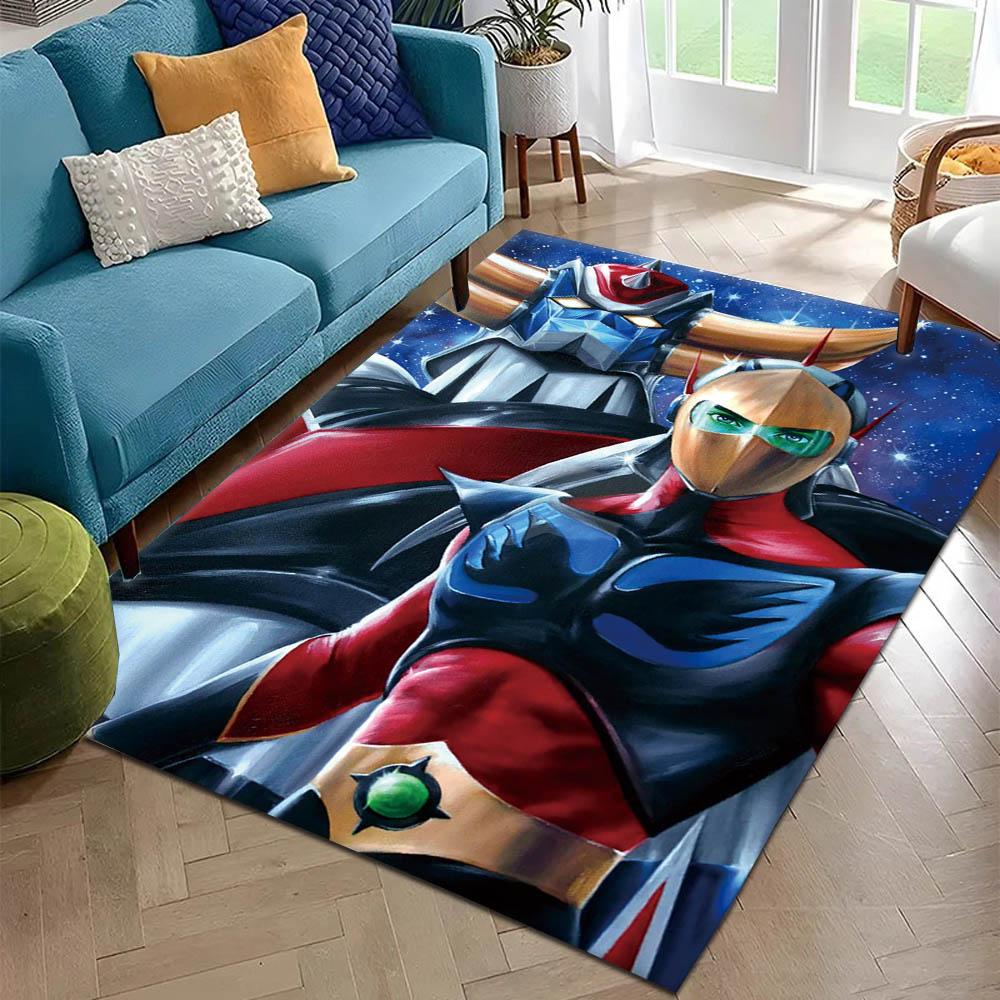 3D G-Grendizer Comic Anime Cartoon Manga Carpet Rug Art for Living Room Decor Home Bedroom Gift Fans Area Rug Non-slip Floor Mat