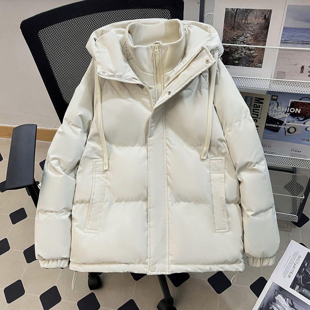 Women's Hooded Two-Piece Winter Down Coat - Thickened Cotton-Padded Bread Jacket
