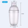 350/530/1000ml Plastic Cocktail Shaker Cup Scale Wine Beverage Drink Party Mixer
