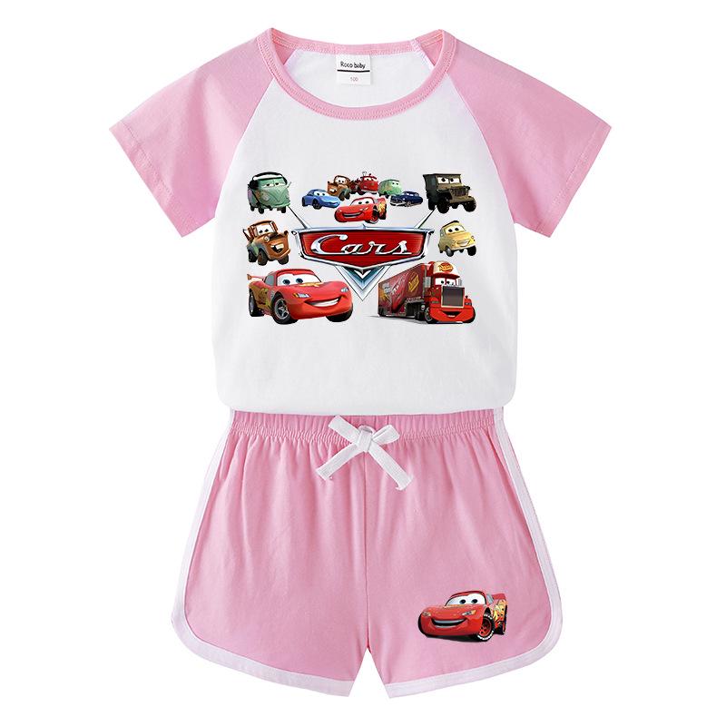 2025 Kids’ Summer Outfit: Unisex T-Shirt & Shorts Casual Two-Piece Set