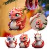 Acrylic Charming Car Decoration With Cute Cartoon Baby Dragon For Gifts Personalized
