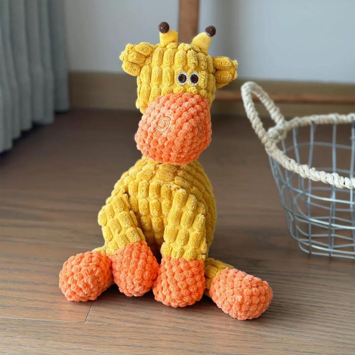 Schattig Ezel Knuffeldier Voor Honden - Piepend Kauwbaar Interactief Huisdier Speelgoed Met Grappig Geluid, Zacht Pluche Puppy Tandjes Speelgoed