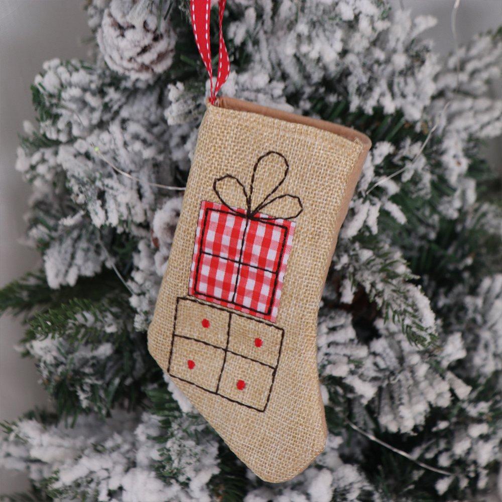 Hanging Christmas Gift Bag Decorative Christmas Decoration New Year