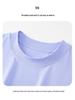 Plus Size Korean Style Sleeveless T-shirt: Summer Cooling, Loose Fit, Solid Color, Underarm Coverage