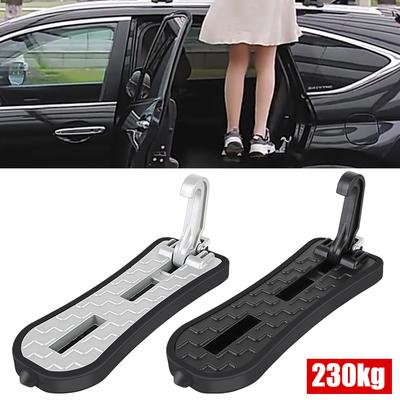 Pedana Estensibile Pieghevole per Portiera Auto Pedale Ausiliario per Piede Rompivetro di Emergenza Accessori Auto Gancio di Chiusura Multifunzione Pedale per Gradino Portapacchi Auto