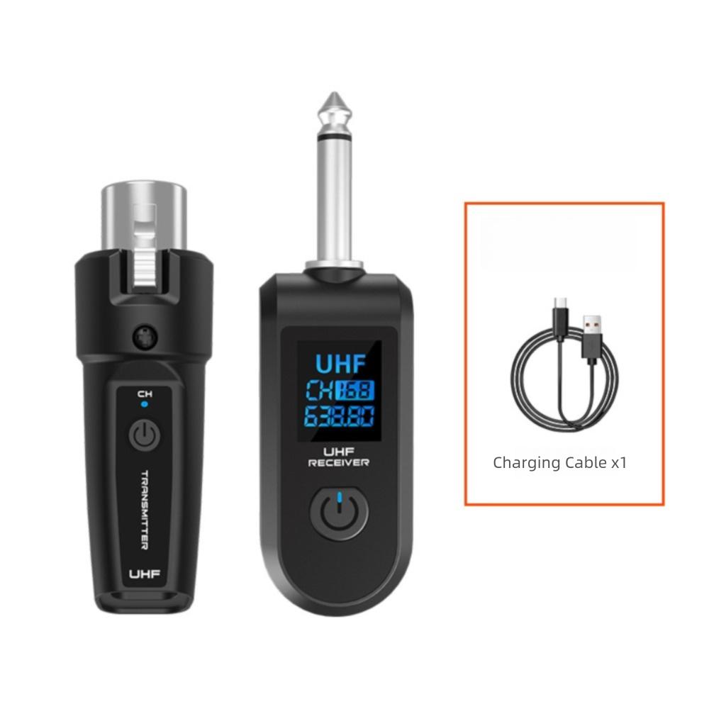 

Портативный беспроводной микрофонный преобразователь для аудиомикшера, динамический микрофон, электрогитара For One Microphone