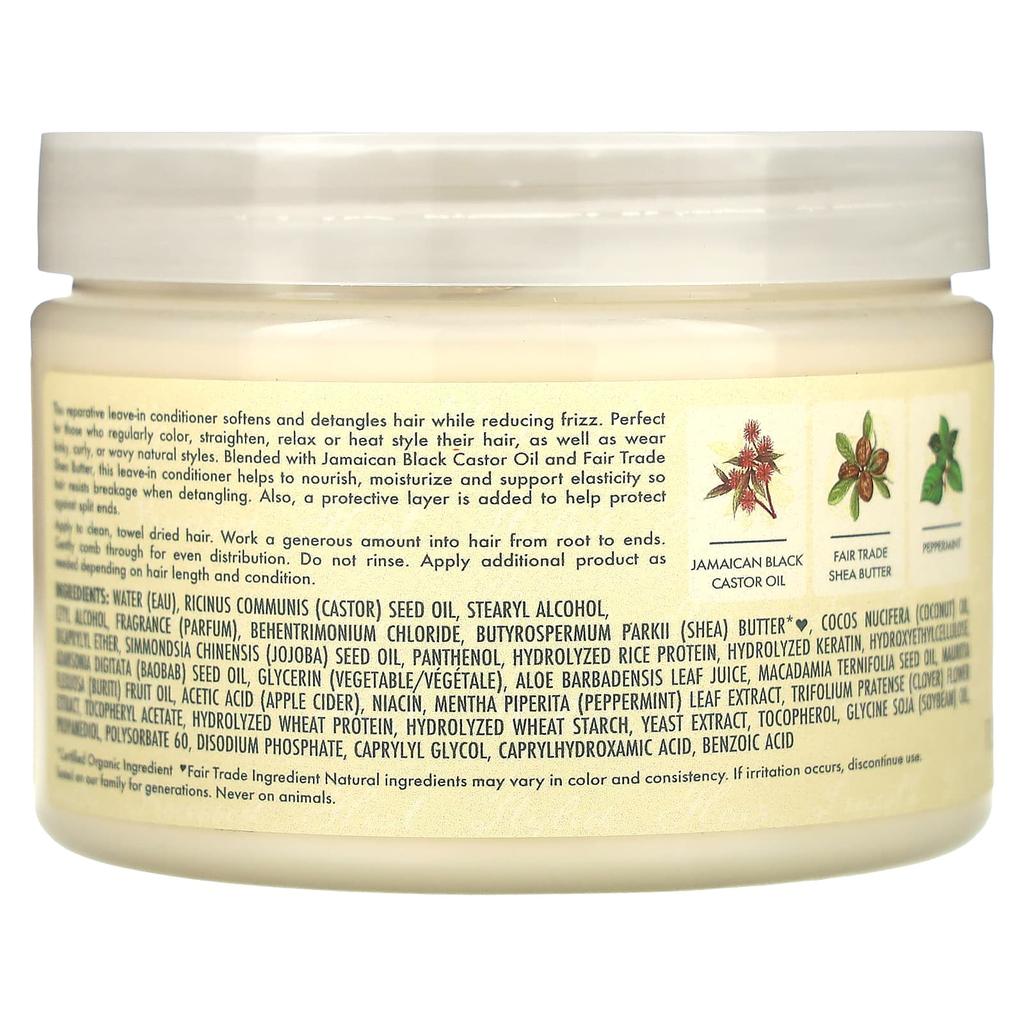 Jamaican Black Castor Oil, Strengthening & Restoring Leave-In Conditioner, 312G (11 Oz)