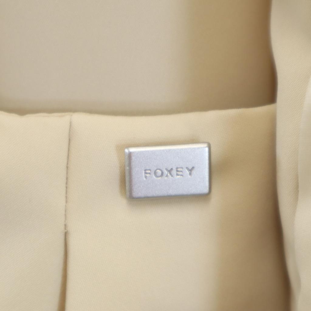FOXEY NEW YORK made in Japan down coat free beige 2WAY Women Used