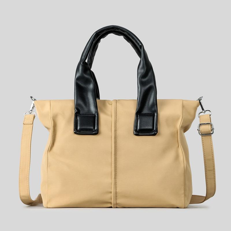 Simple Commuter Style Tote Bag Waterproof Nylon Large Capacity Tote Bag Women's Crossbody Shoulder Bag